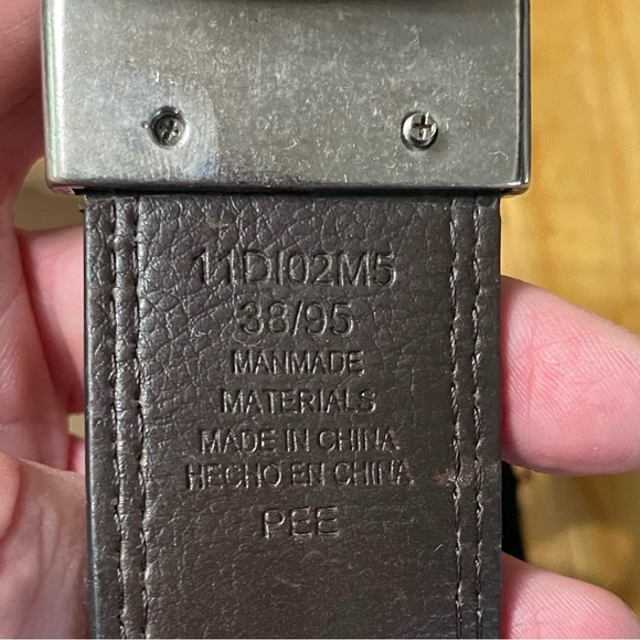 Dickies 2in1 REVERSIBLE Belt, Black and Brown, Size 38 - Picture 14 of 14